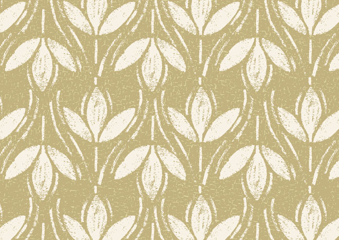 Tea Leaves, Golden Green - Twist&Fit Roller Blind - Image 6